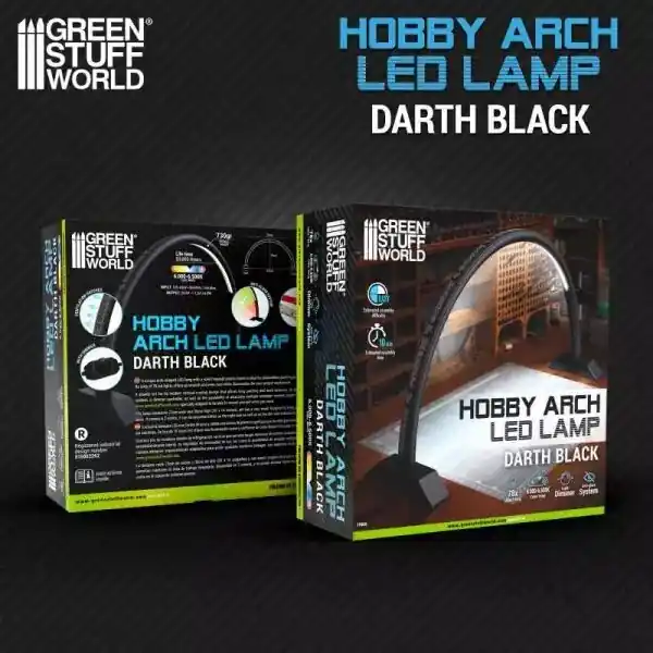 Nouvel Arrivage Lampe LED Hobby Arch - Darth Black - Green Stuff World